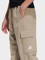 adidas Brown Essentials Cargo Kids Joggers - Image 4 of 6