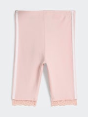 adidas Originals Pink Frill T-Shirt and Cycling Leggings Infant Set - Image 5 of 8