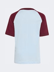 adidas Originals Blue T-Shirt and Sprinter Shorts Set - Image 9 of 10