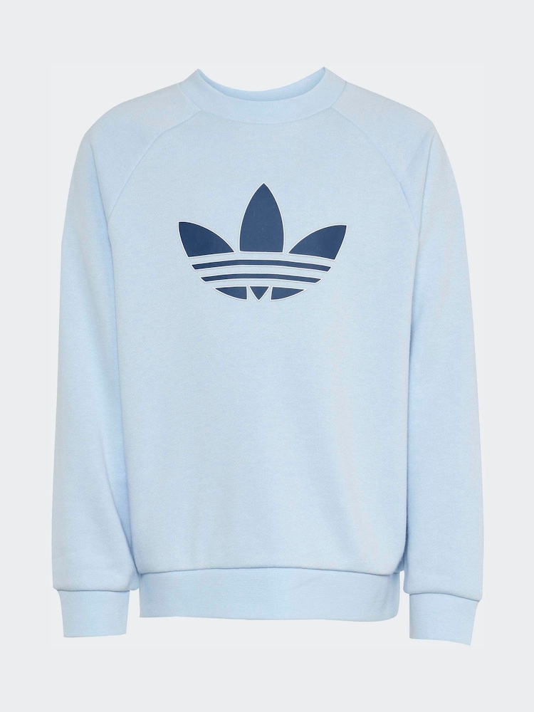 أزرق فاتح - طقم من سويت شيرت واسع بشعار الوريقات الثلاثة للأطفال الصغار من adidas Originals - صورة 10 من 10 أزرق فاتح - طقم من سويت شيرت واسع بشعار الوريقات الثلاثة للأطفال الصغار من adidas Originals - صورة 10 من 10