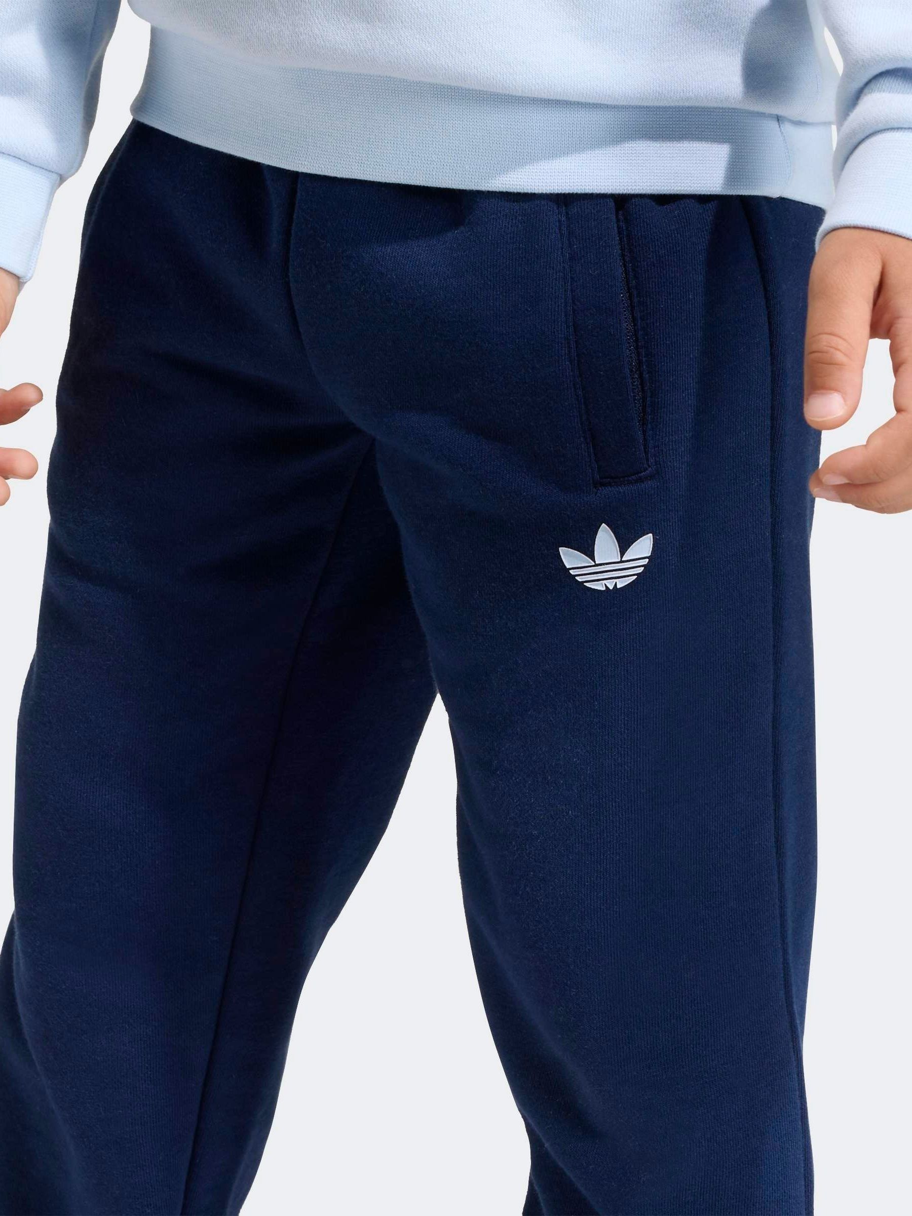 Buy adidas Originals Light Blue Trefoil Oversized Sweatshirt