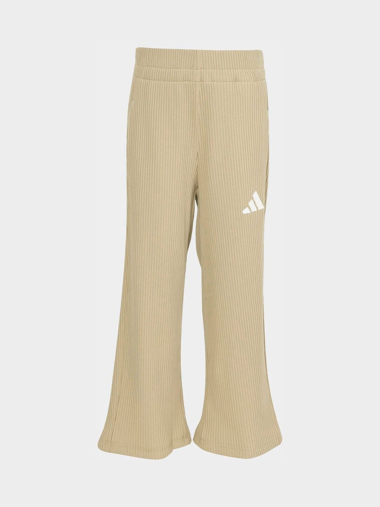 adidas Pink Peplum T-Shirt and Wide Rib Jogger Little Kids Set - Image 8 of 8 adidas Pink Peplum T-Shirt and Wide Rib Jogger Little Kids Set - Image 8 of 8