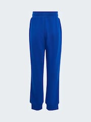 أزرق - طقم من سويت شيرت واسع بشعار الوريقات الثلاثة للأطفال الصغار من adidas Originals - صورة 10 من 10