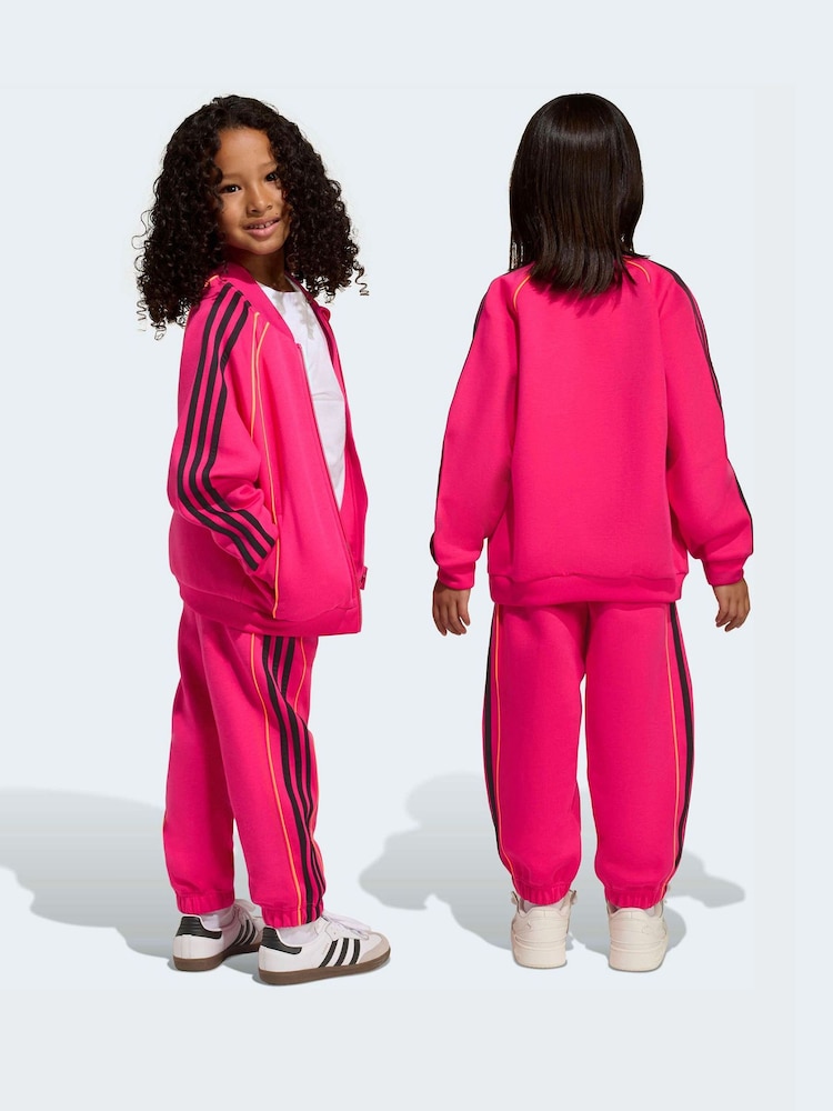 adidas Originals Pink Oversized Little Kids Tracksuit Set - Image 1 of 8