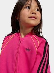 adidas Originals Pink Oversized Little Kids Tracksuit Set - Image 4 of 8