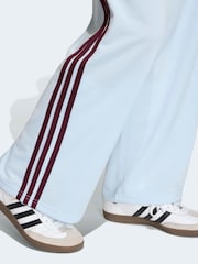 adidas Originals Blue Firebird Wide Leg Trousers - Image 5 of 6