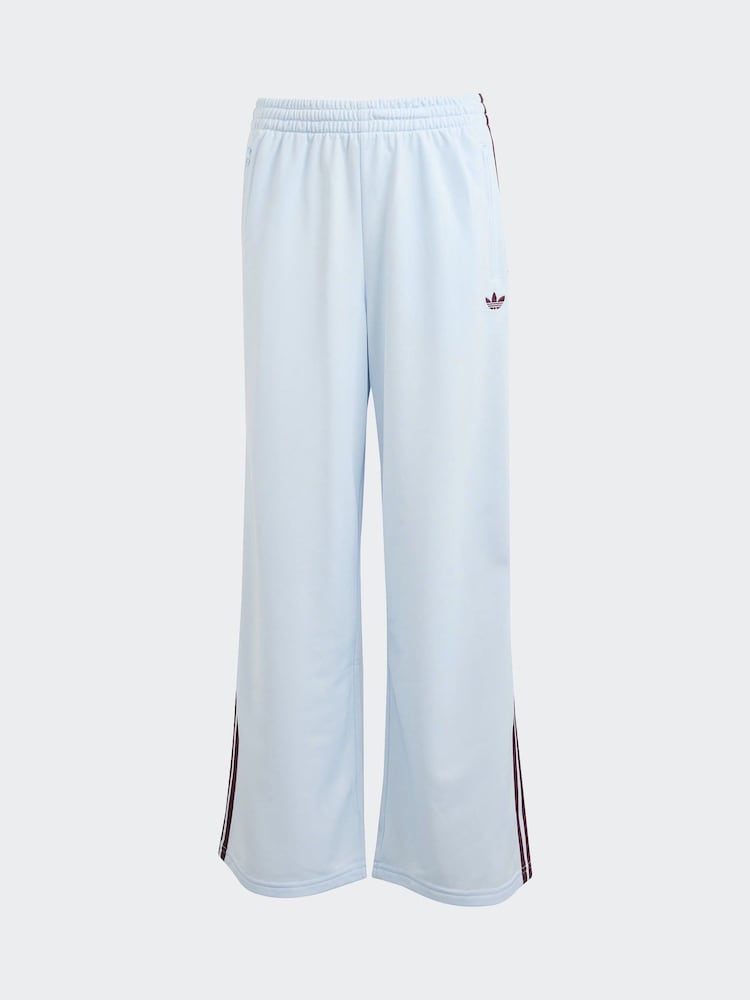 adidas Originals Blue Firebird Wide Leg Trousers - Image 6 of 6