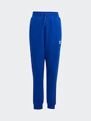 adidas Originals Blue Fleece Joggers Kids - Image 6 of 6
