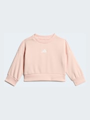 adidas Pink Sweat Top & Legging Set - Image 3 of 7