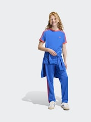 Blau/Rot - Adidas Originals T-Shirt mit 3 Streifen - Bild 1 von 6