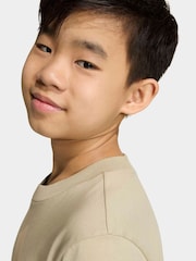 adidas Brown Essentials Kids T-Shirt - Image 5 of 6