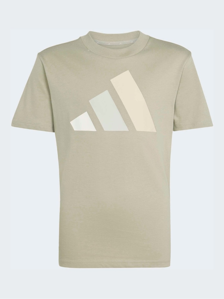 adidas Brown Essentials Kids T-Shirt - Image 6 of 6 adidas Brown Essentials Kids T-Shirt - Image 6 of 6
