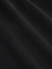 ブラック - ハイライズ ストレッチ ワイドレッグ ジーンズ - 画像 6 / 8