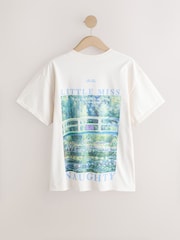 Ecru Short Sleeve Oversized T-Shirt - Image 1 of 4