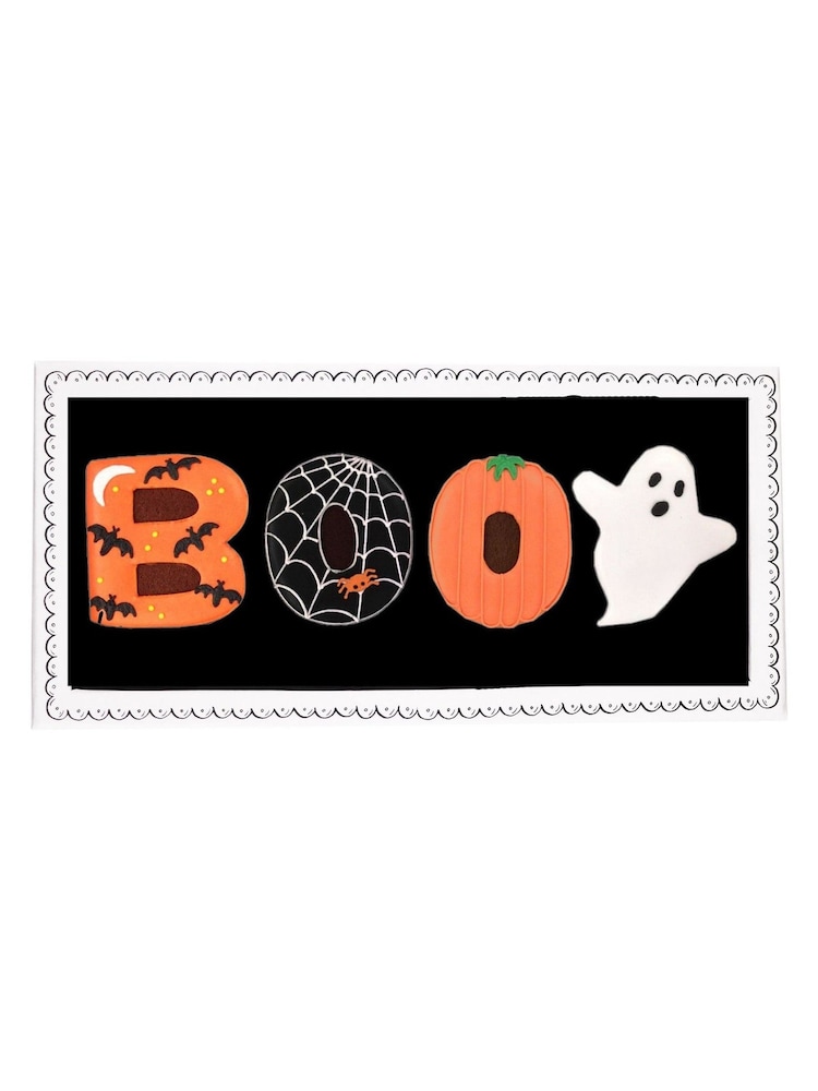Biscuiteers Hand-Iced Boo Letterbox Biscuits - Image 2 of 2
