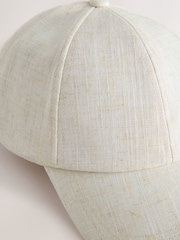Natural Linen Cap - Image 2 of 3