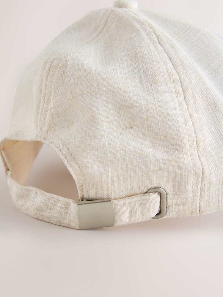 Natural Linen Cap - Image 3 of 3