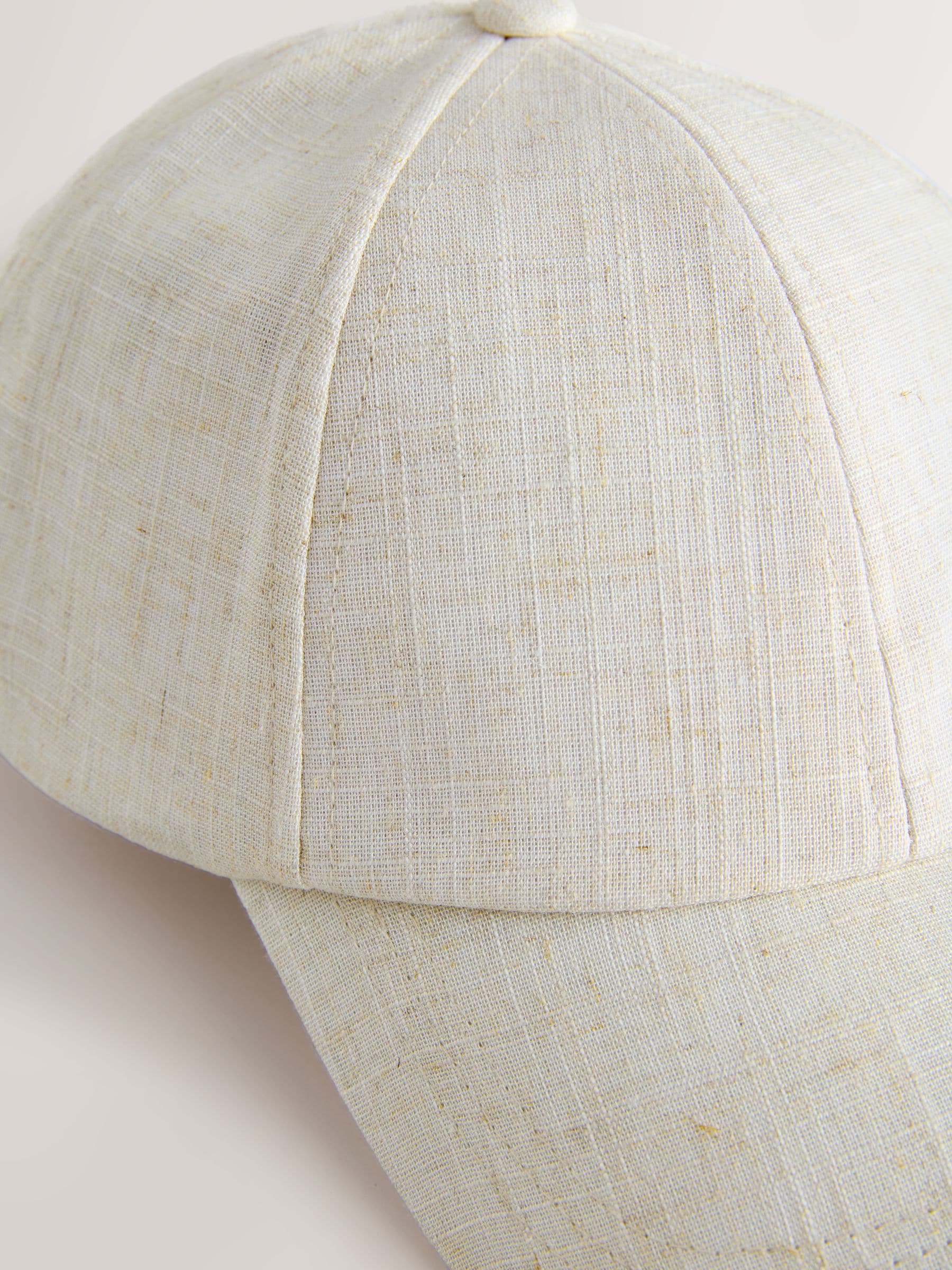 Buy Natural Linen Blend Cap from Next Canada