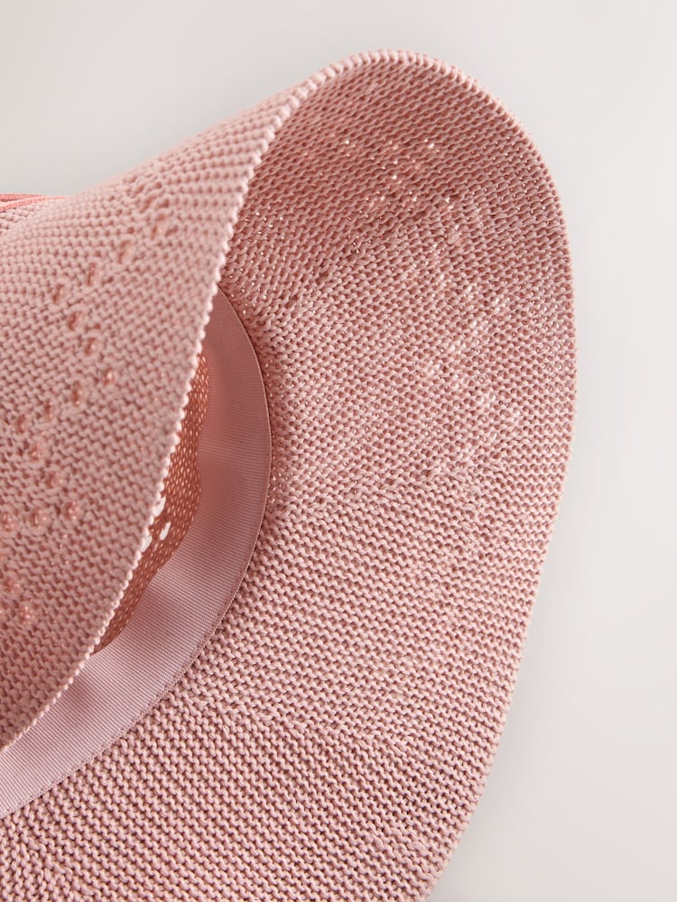 Blush Pink Packable Western Hat - Image 6 of 6