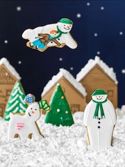 Biscuiteers Hand-Iced Snowman Biscuit Tin - Image 1 of 2