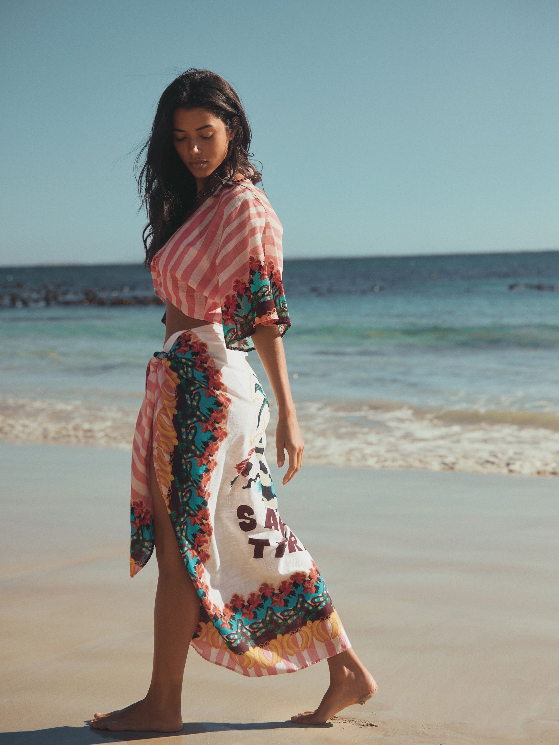 Buy Fruit Print Twist Front Cover-Up from Next Thailand