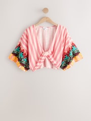 Fruit Print Twist Front Cover-Up - Image 6 of 8