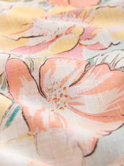 Mediterranean Scenic Print Twist Front Cover-Up - Image 7 of 7