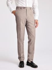 MOSS Natural Italian Tailored Fit Wool Cotton Trousers - Image 1 of 3