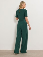 Long Tall Sally Green Belted Jumpsuit - Image 1 of 5