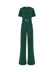Long Tall Sally Green Belted Jumpsuit - Image 4 of 5
