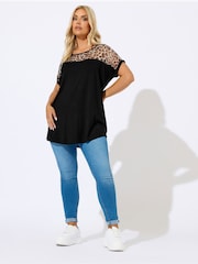 Top Yours Curve Animal Sheer Yoke - Imagem 3 de 5