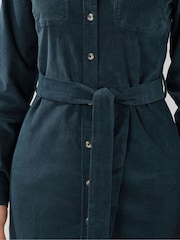 Long Tall Sally Green Cord Shirt Dress - Image 4 of 5