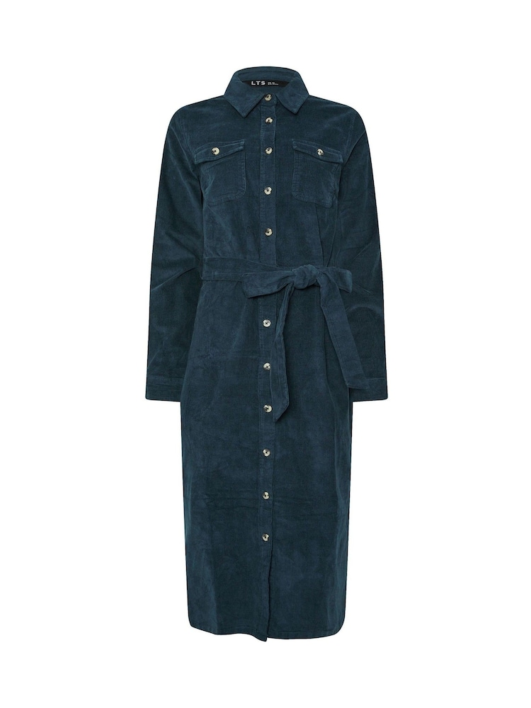 Long Tall Sally Green Cord Shirt Dress - Image 5 of 5 Long Tall Sally Green Cord Shirt Dress - Image 5 of 5
