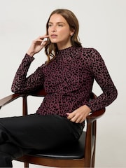 M&Co Coloured Animal Devore Top - Slika 1 iz 5