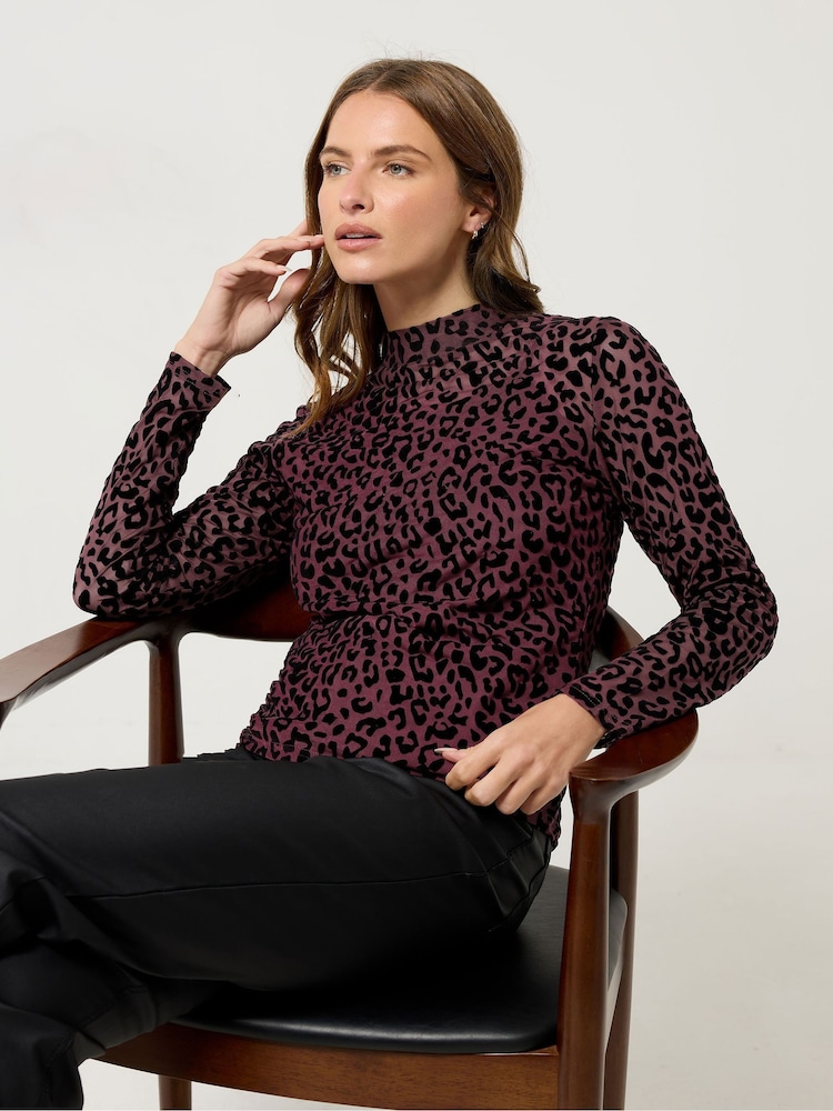 M&Co Coloured Animal Devore Top - Slika 1 iz 5