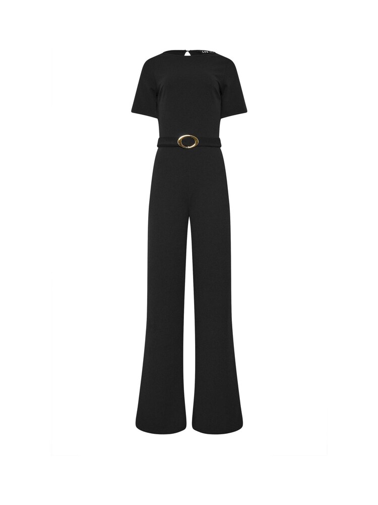 Long Tall Sally Black Belted Jumpsuit - Image 5 of 5