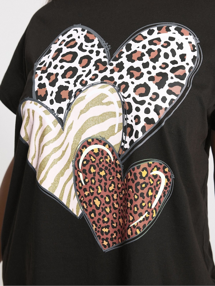 Top Yours Curve com logotipo triplo de Heart - Imagem 5 de 5