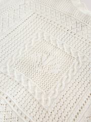 Ecru Cream Shell Pattern Tank Cover-Up - Image 10 of 10
