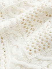 Ecru Cream Shell Pattern Tank Cover-Up - Image 9 of 10