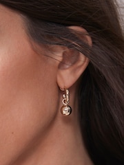 Mint Velvet Gold Tone Hoop Earrings - Image 4 of 4