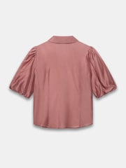 Mint Velvet Pink Pink Puff Sleeve Shirt - Image 7 of 7