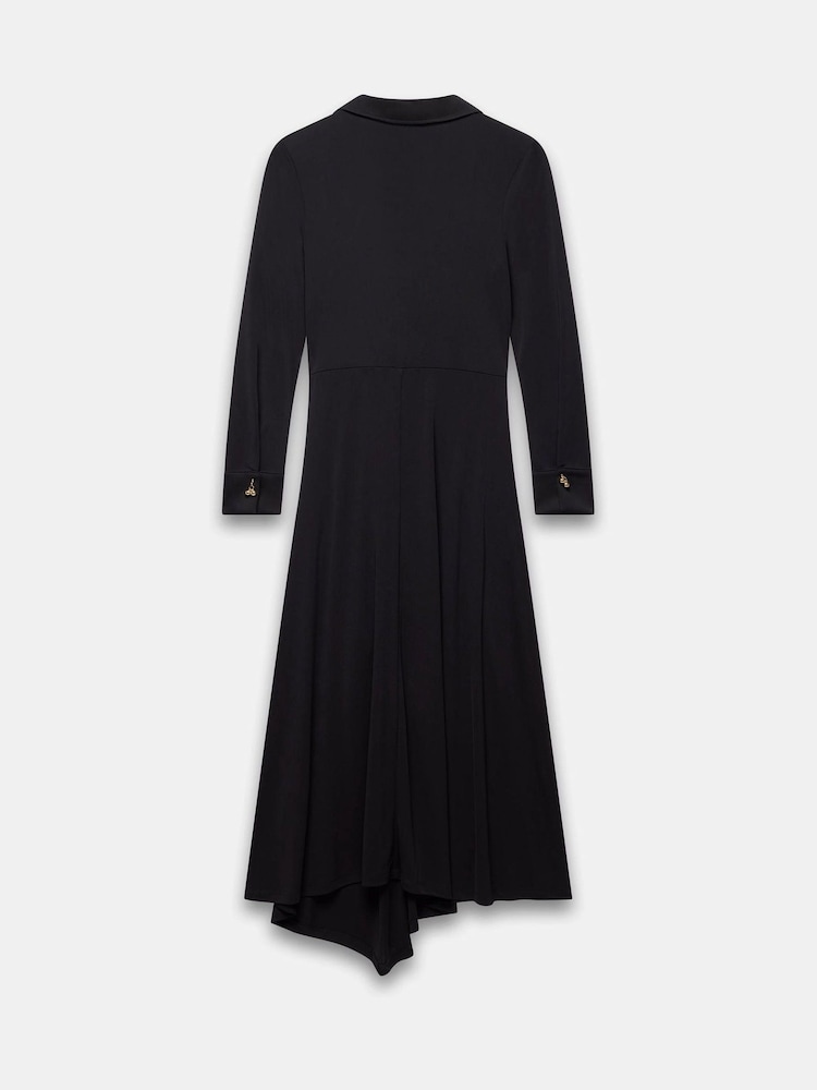 Mint Velvet Black Tie Front Maxi Dress - Image 8 of 8 Mint Velvet Black Tie Front Maxi Dress - Image 8 of 8