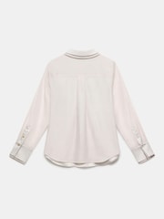 Mint Velvet Natural Statement Collar Shirt - Image 8 of 8