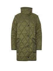 PixieGirl Petite Green Quilted Midi Coat - Image 6 of 6