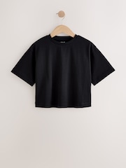 Schwarz - Oversized Heavyweight Boxy T-Shirt (3-16yrs) - Bild 5 von 8