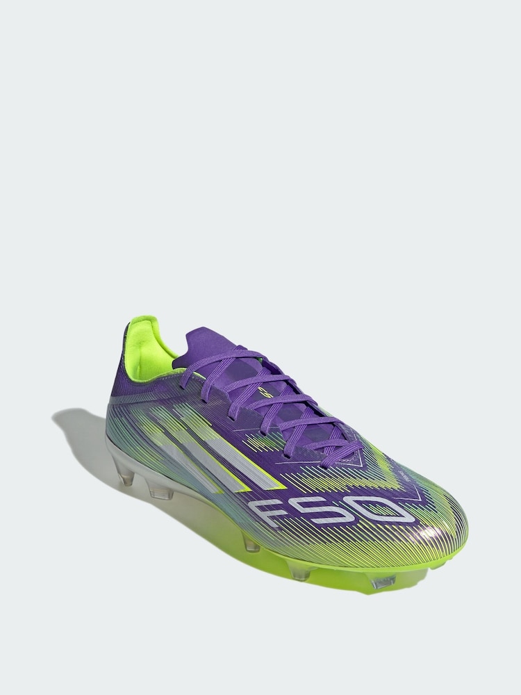 adidas Purple F50 Pro Firm Ground Boots - Image 1 of 4 adidas Purple F50 Pro Firm Ground Boots - Image 1 of 4
