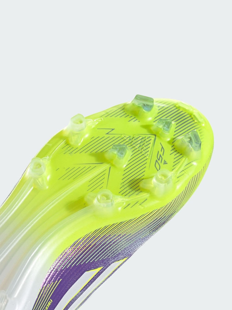 adidas Purple F50 Pro Firm Ground Boots - Image 4 of 4
