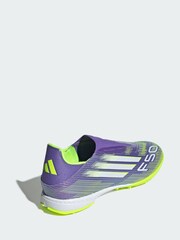 adidas Purple F50 League Laceless Turf Boots - Image 2 of 4