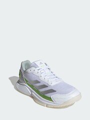 adidas White Courtquick Padel Shoes - Image 1 of 4