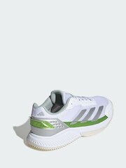 adidas White Courtquick Padel Shoes - Image 2 of 4